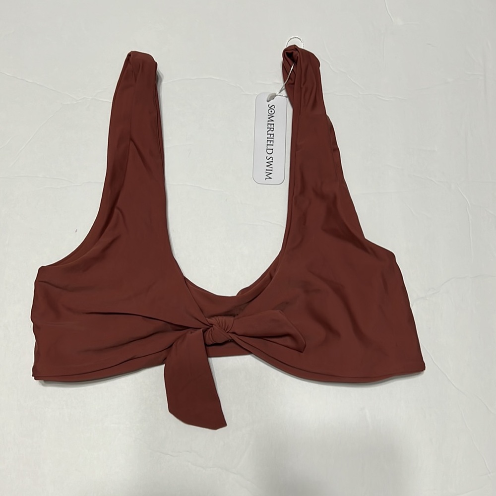 Somerfield Swim bikini top, size XL.